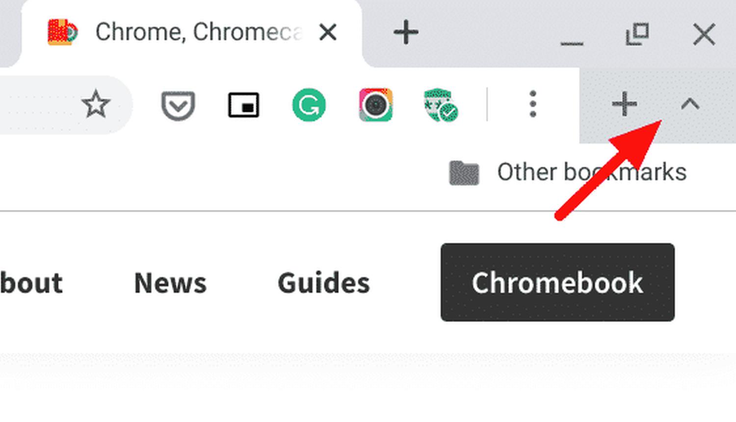 google chrome tab strips