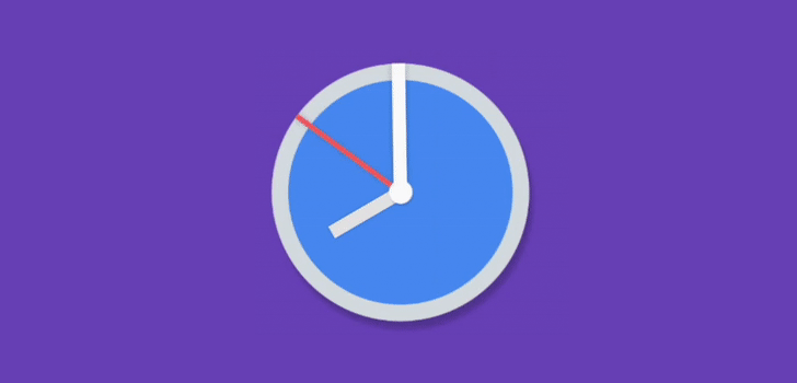 google clock logo