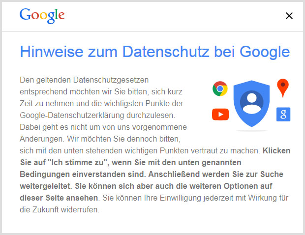 google datenschutz