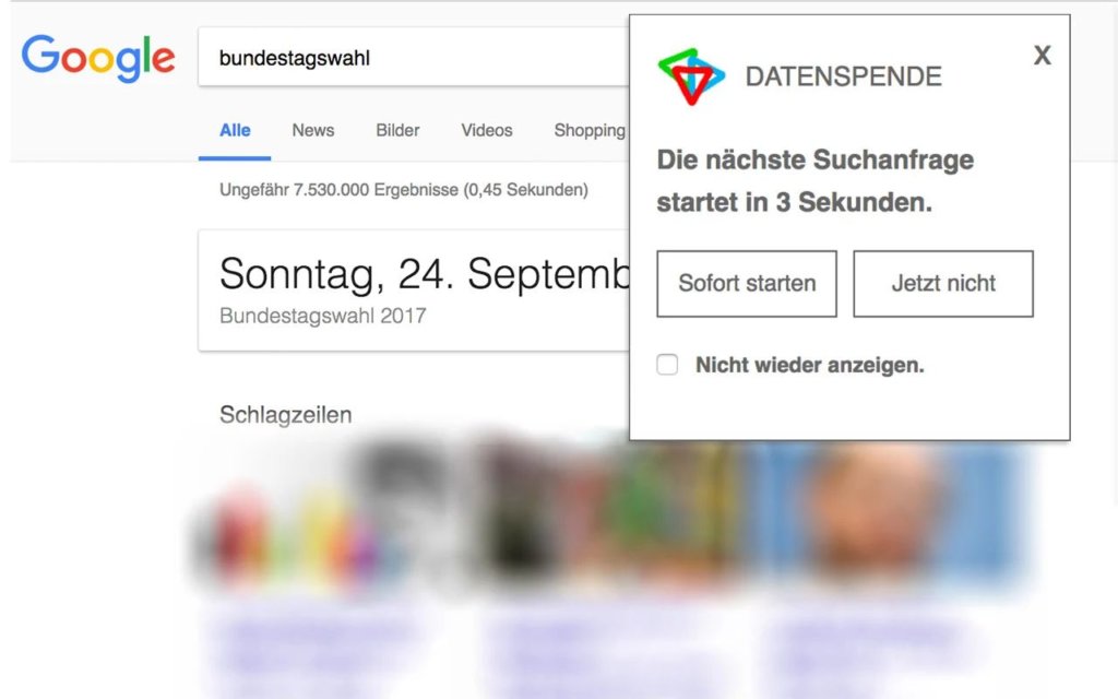 google datenspende