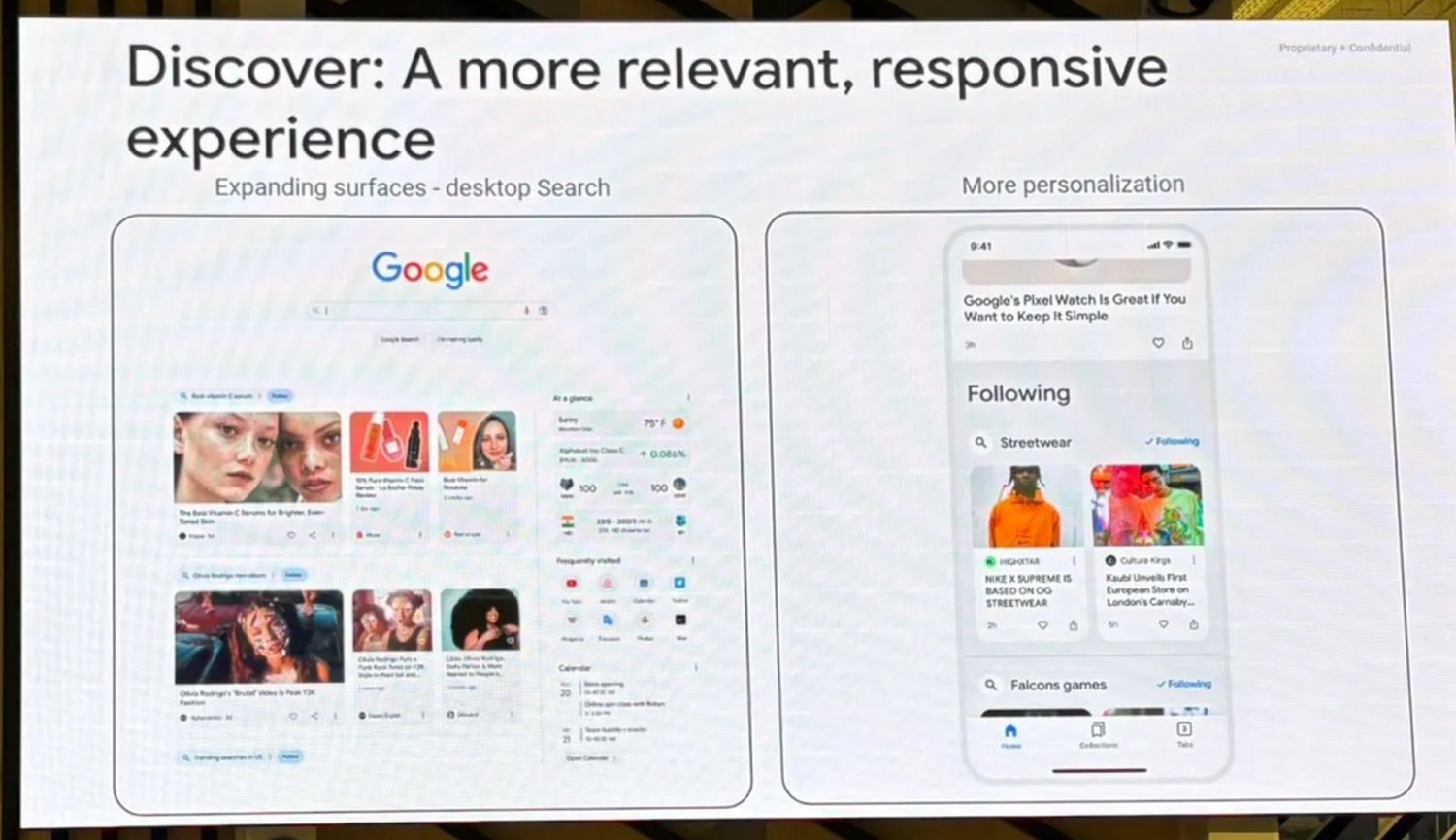 google discover desktop