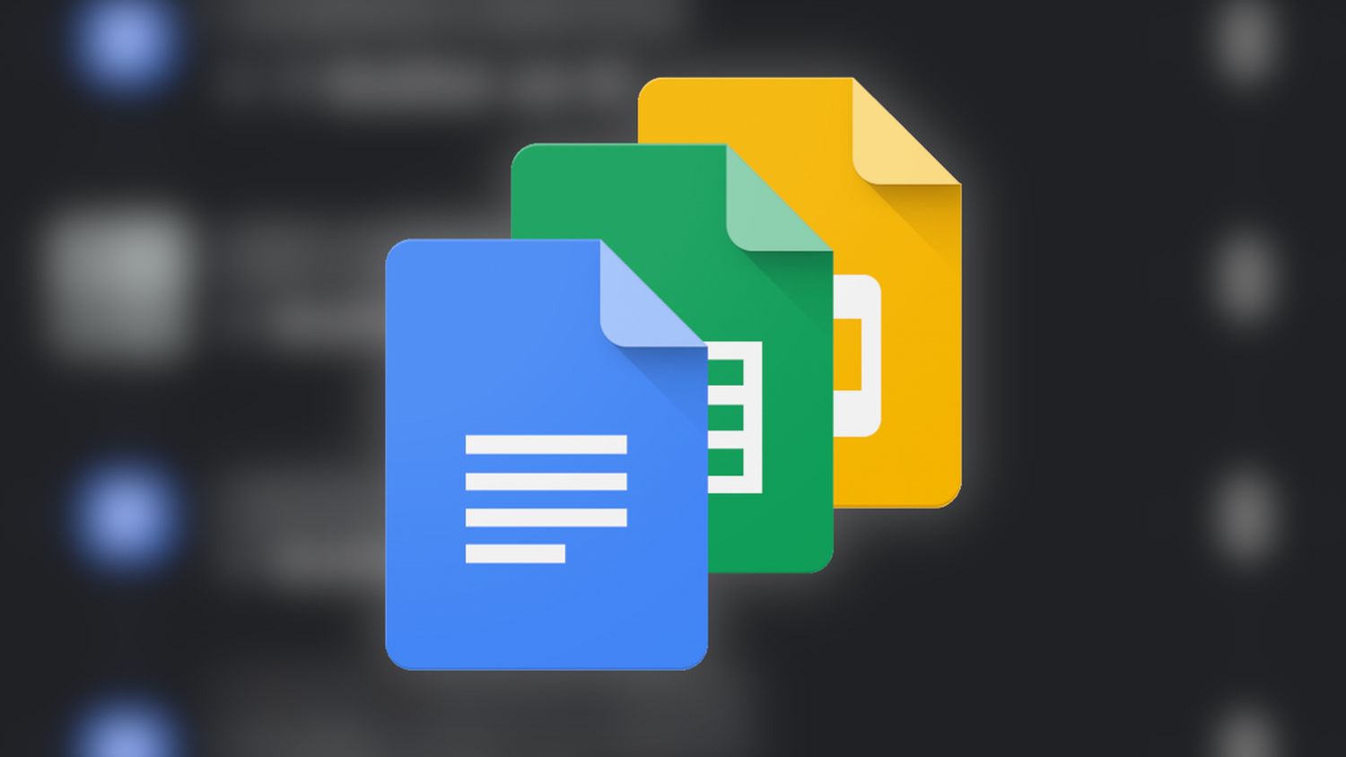 google docs sheets slides logo