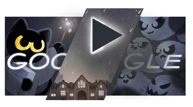 Google-Doodle Halloween