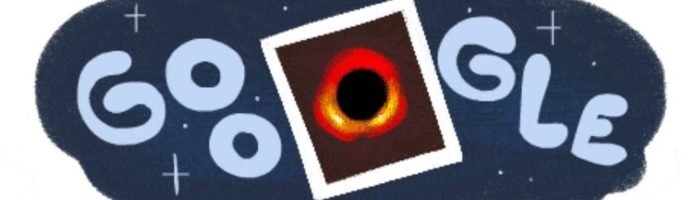 google doodle schwarzes loch static