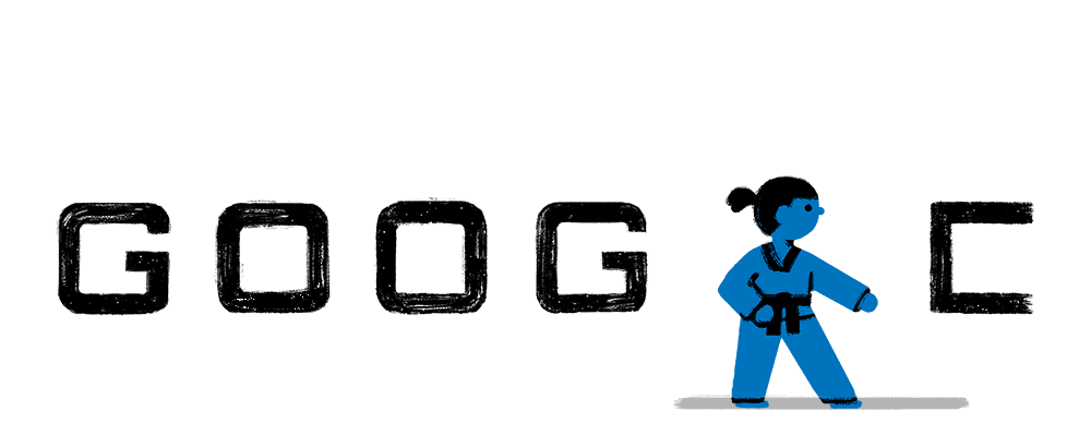 google doodle taekwondo weltmeisterschaft 2017 in muju