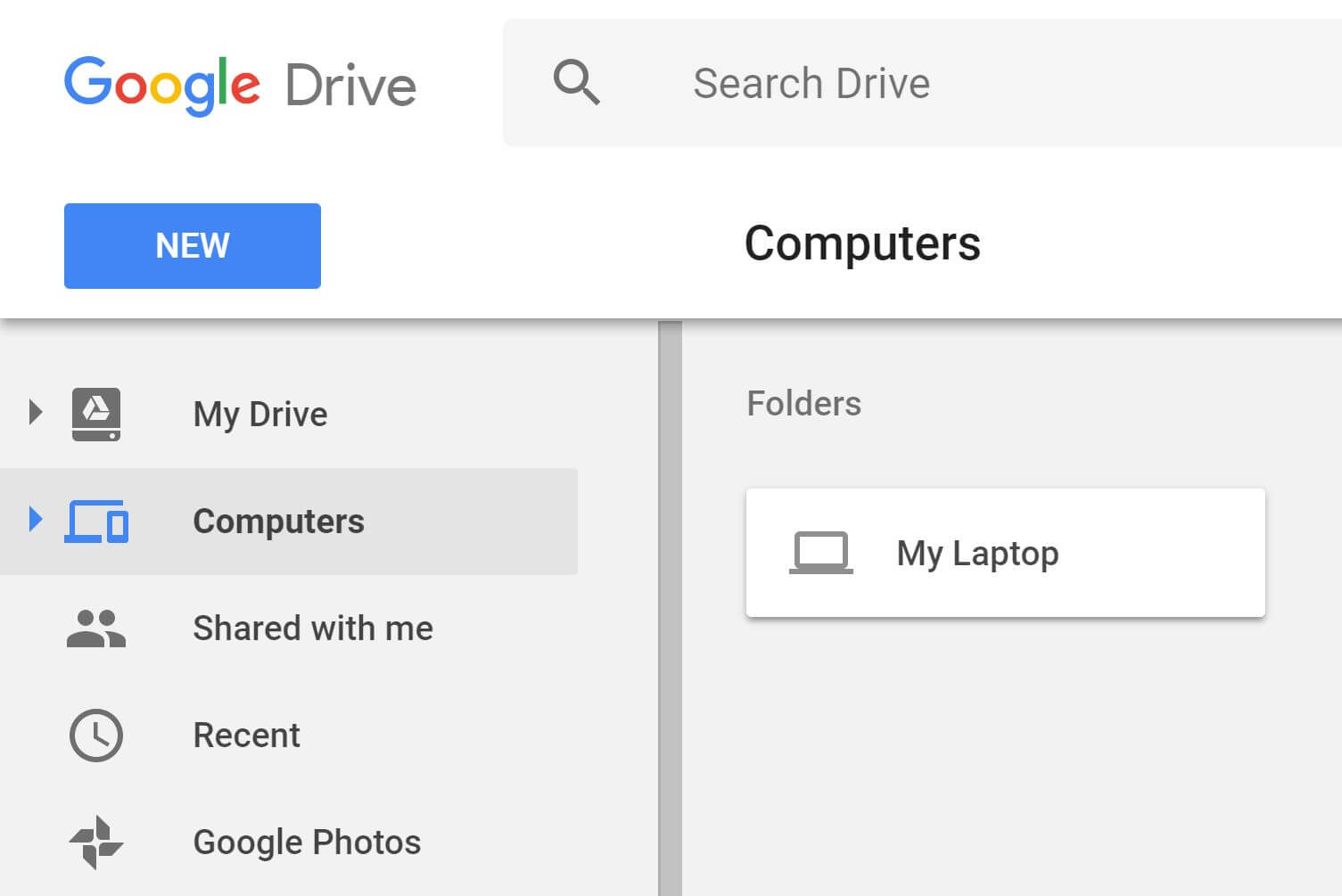google drive computers