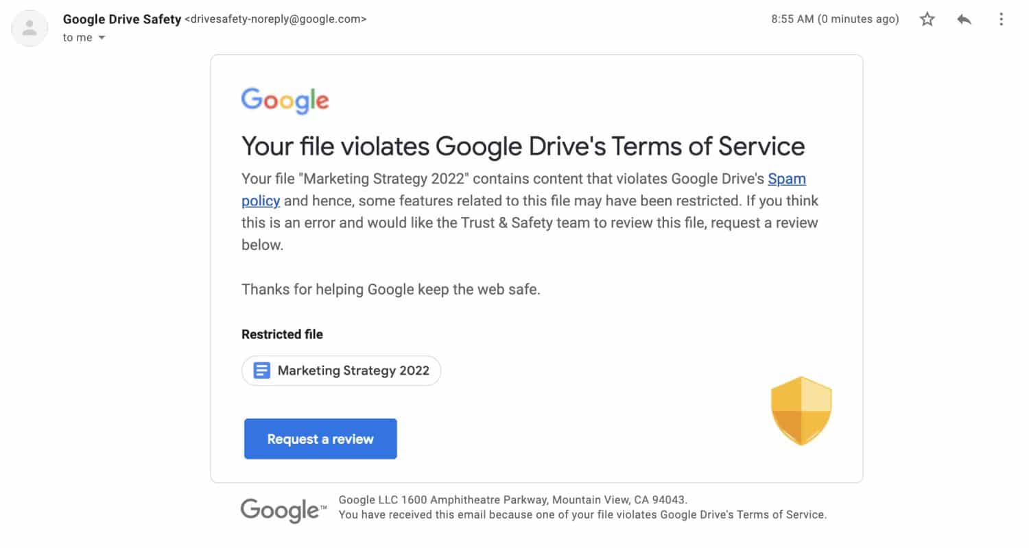 google drive richtlinien