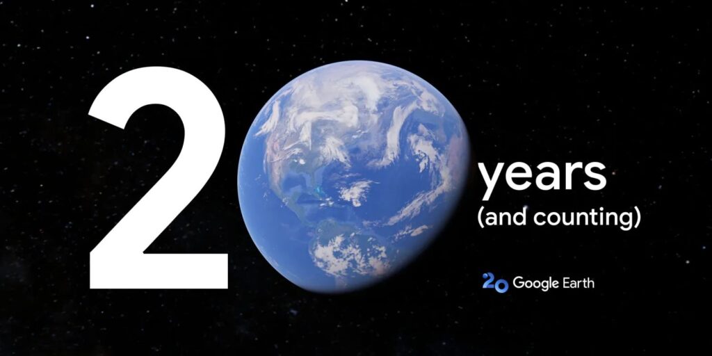 google earth 20 logo