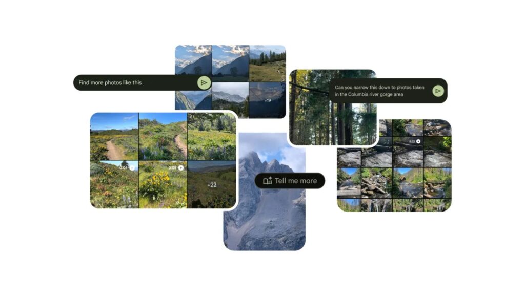 google fotos ask photos gemini button