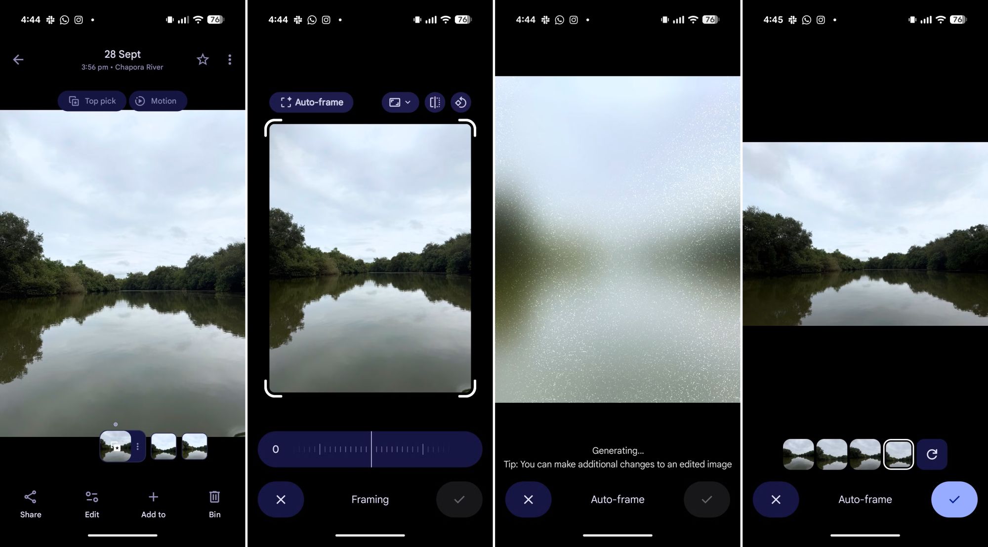 google fotos auto frame ki-bildbearbeitung
