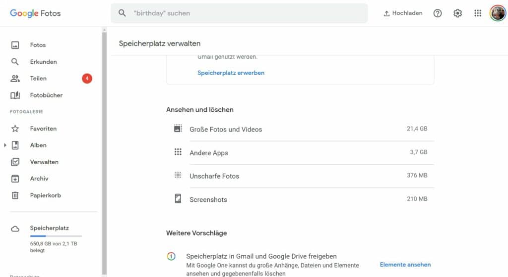 Google Fotos Speicherplatz sparen neuer Assistent hilft euch beim Löschen von Fotos und
