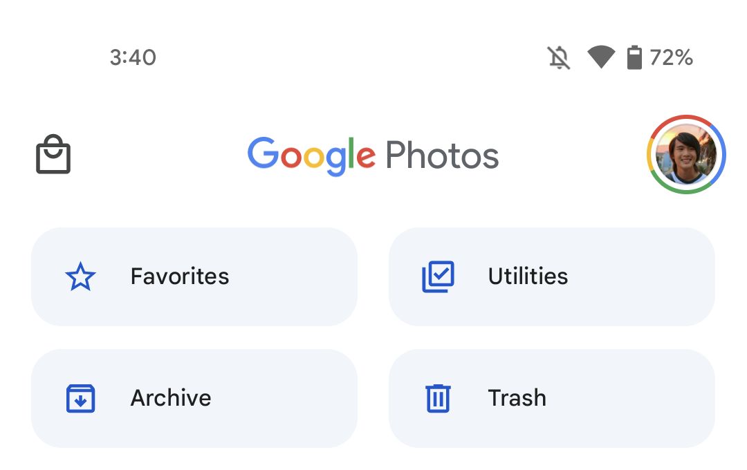 google fotos material you design 2