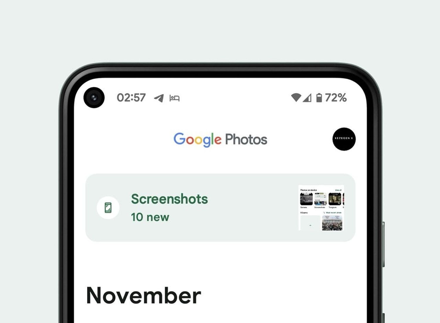 google fotos screenshots verknüpfung