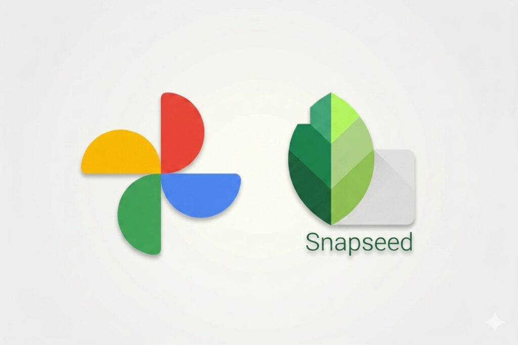 google fotos snapseed logo