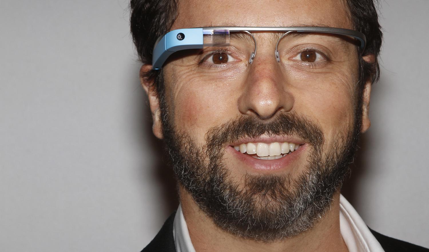 Google Glass Sergey Brin