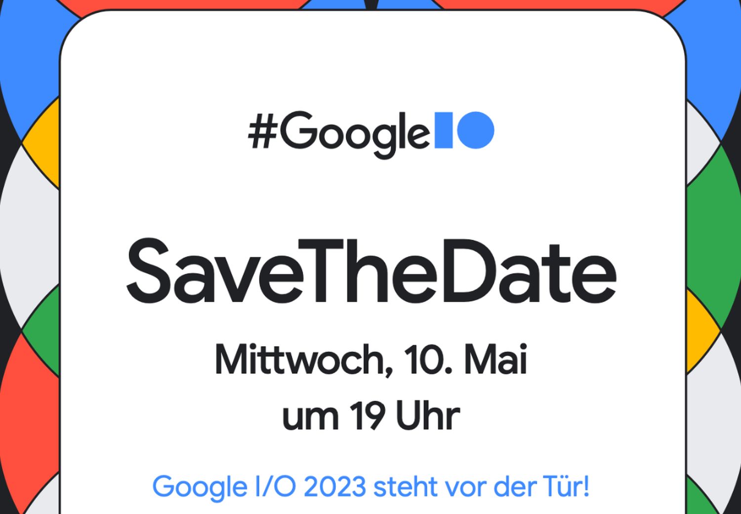 google io save the date