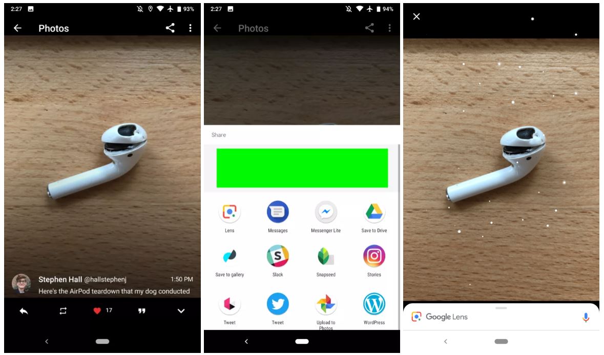 google lens android