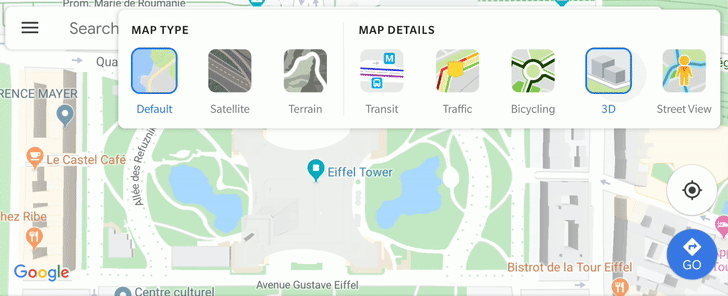 google maps 3d