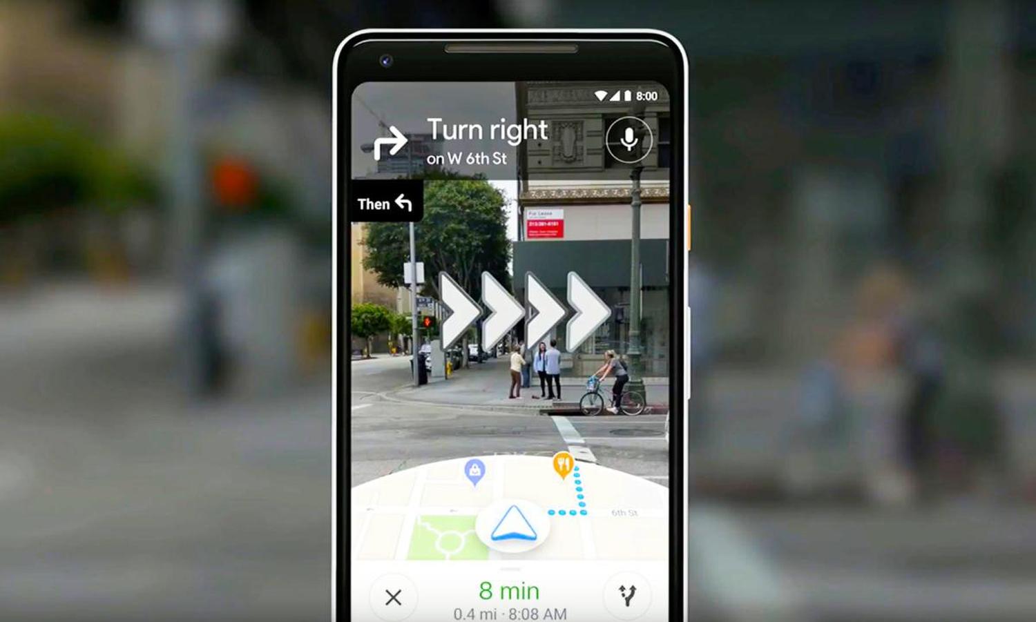 google maps ar navigation