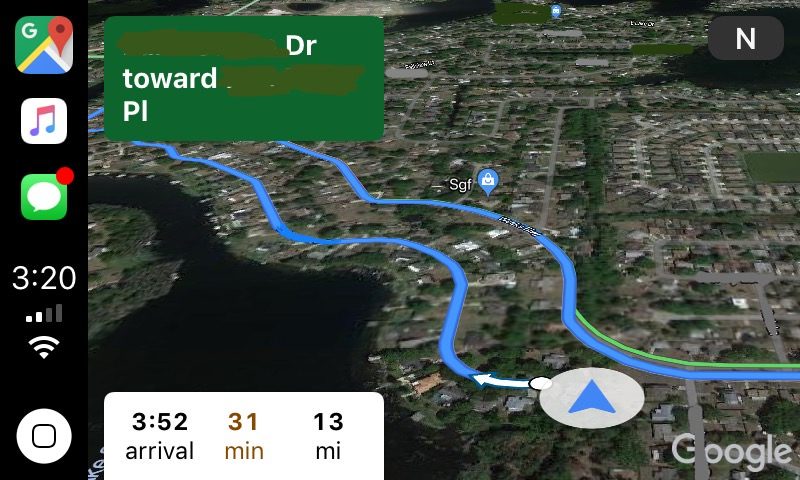 google maps carplay 3