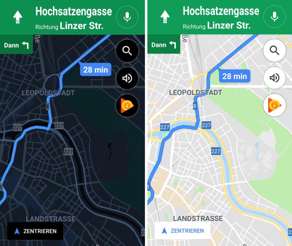 Google Maps im Dark Mode So lässt sich die Navigation dauerhaft im dunklen Modus verwenden