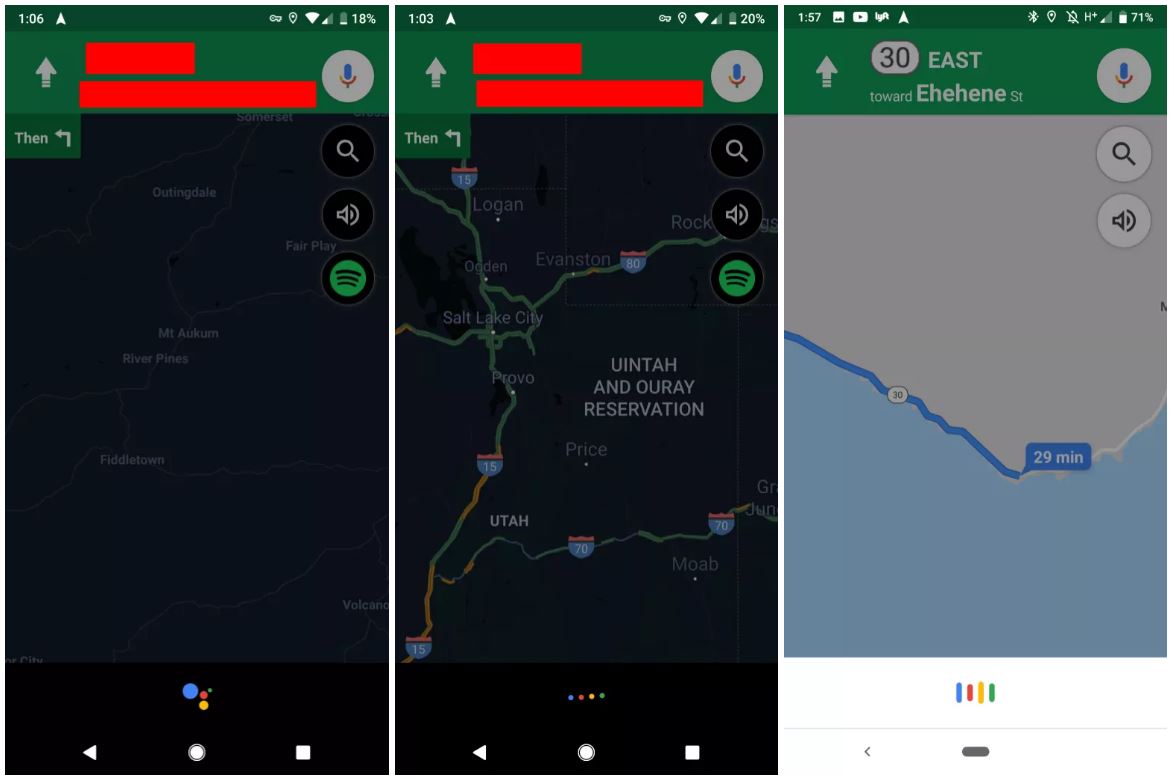 google maps google assistant
