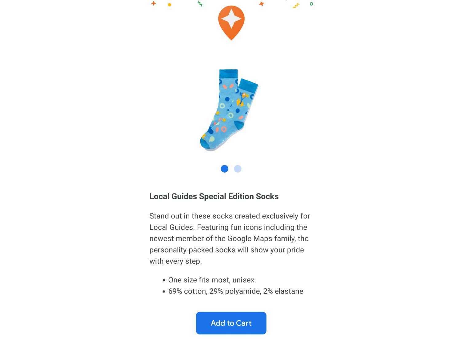 google maps local guide geschenk socken 2