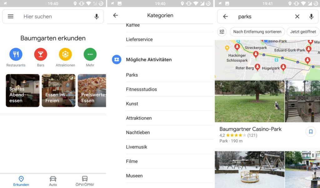 google maps neue oberfläche