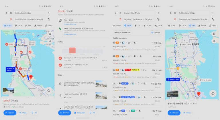 Google Maps: Großes Update bringt neues Design für die Overlays - kein ...
