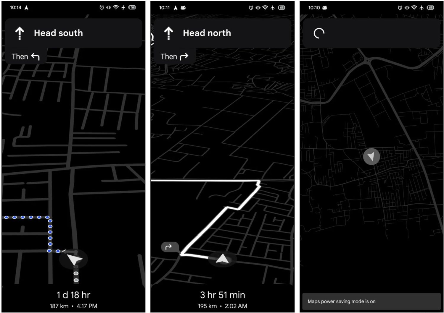 google maps schwarz weiss