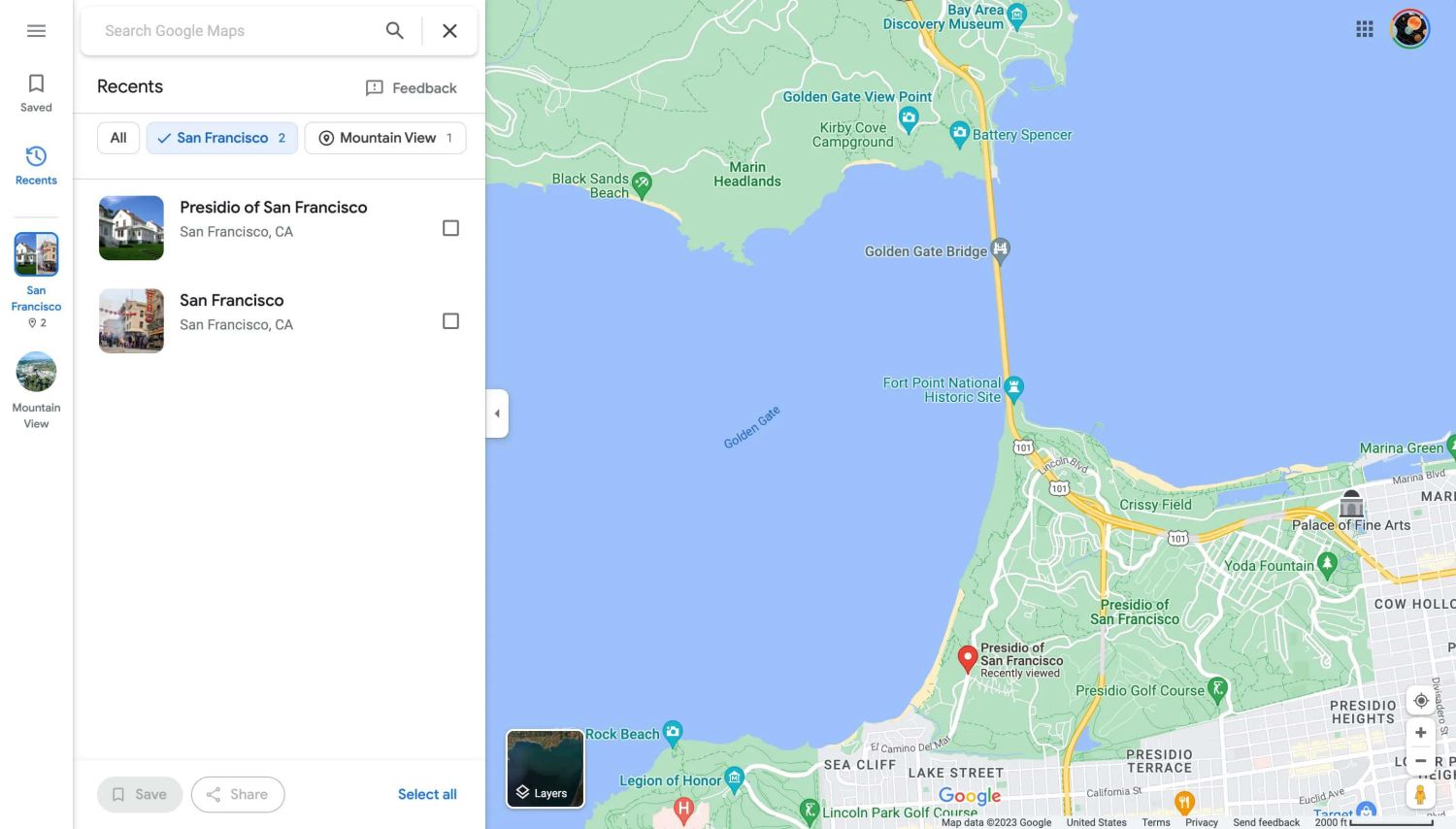 google maps seitenleiste orte 4