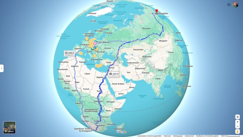 The Great Way Zu Fuß Um Die Welt Google Maps: Die längste Strecke der Welt, die ihr zu Fuß oder per Auto