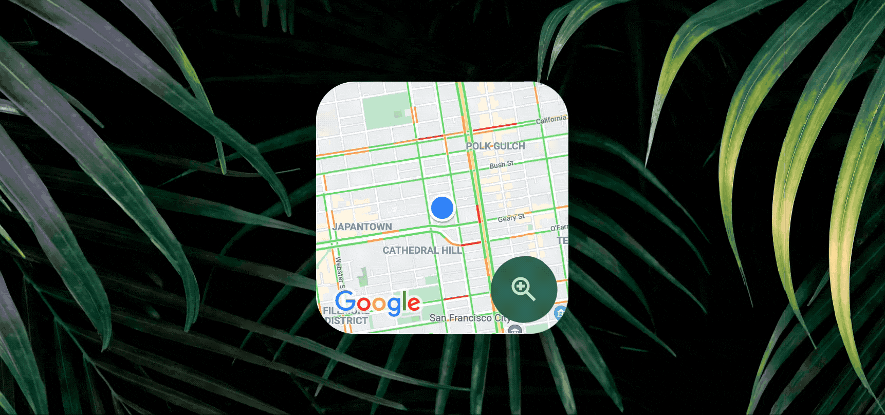 google maps verkehr widget