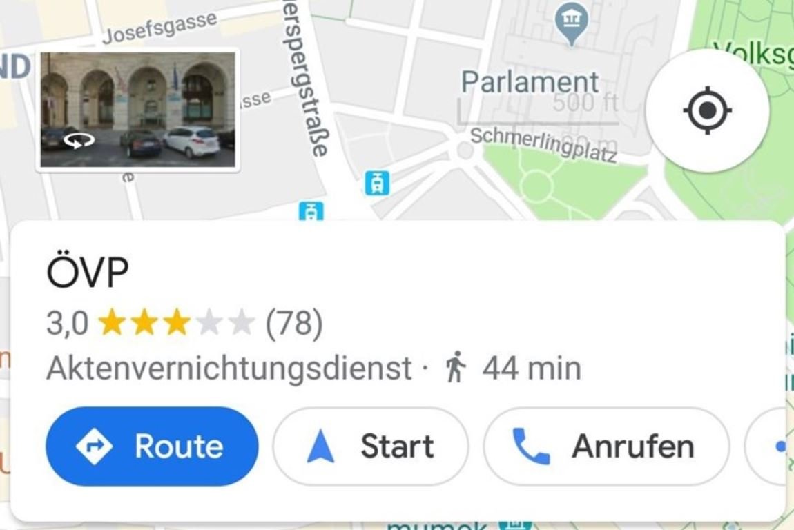 google maps övp aktenvernichtungsdienst