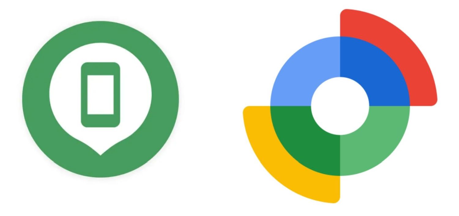 google mein gerät finden netzwerk altes logo neues logo