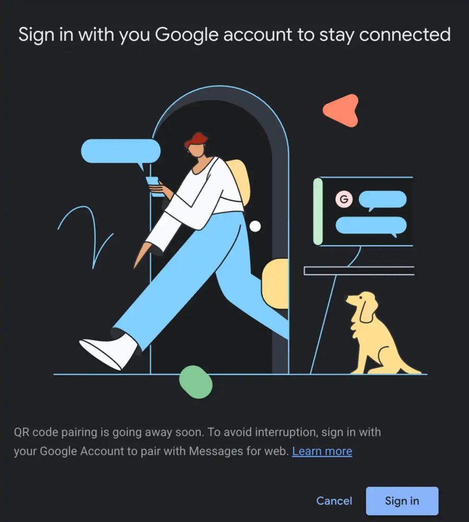 Android: Google Messages am Desktop verliert wichtige Funktion - Login ...