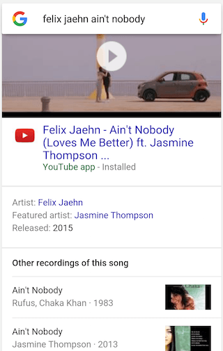 google music search