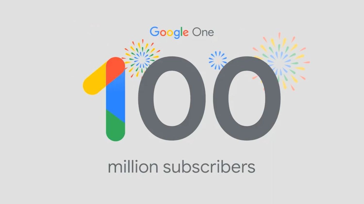 google one 100 million