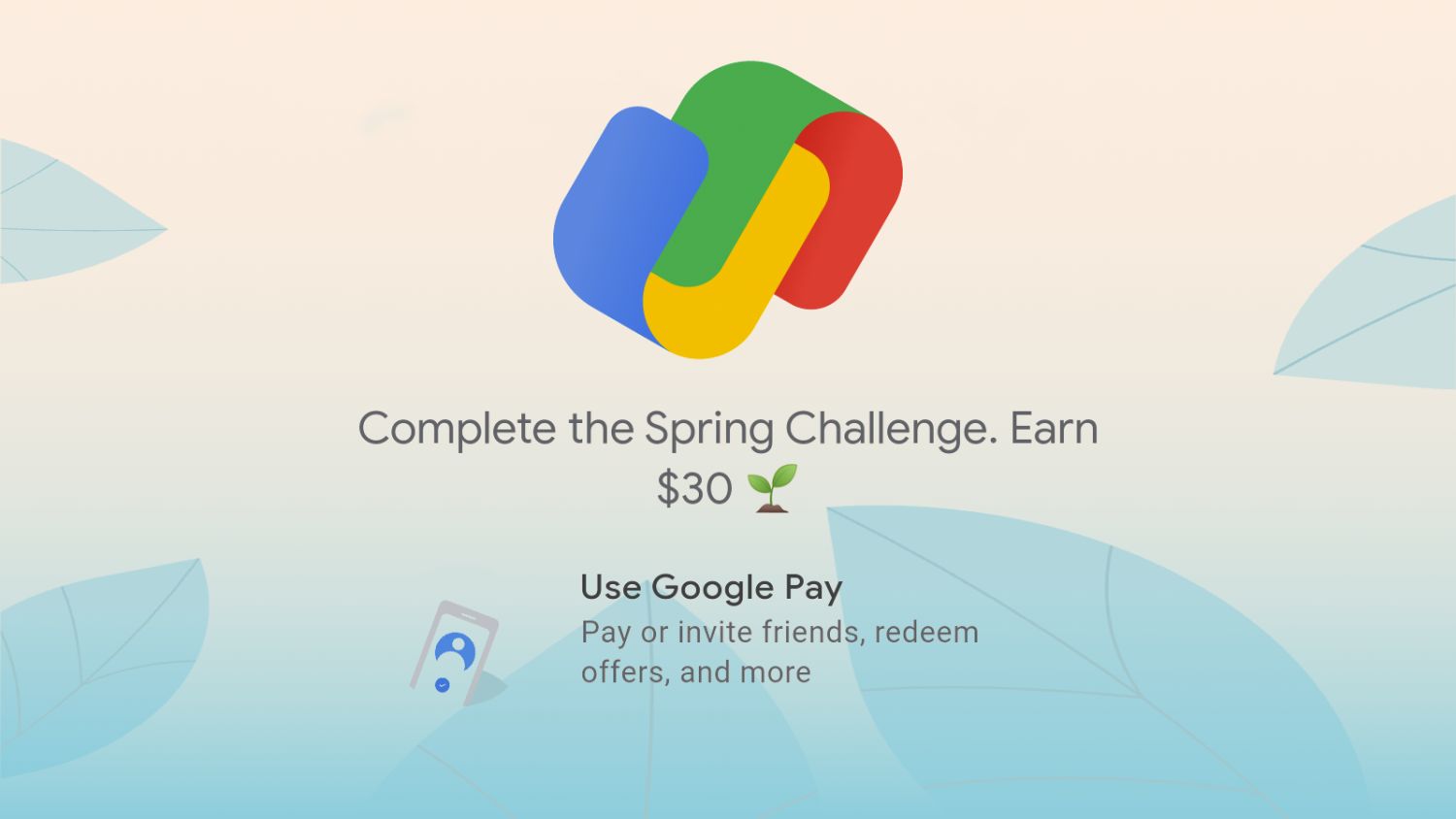 google pay spring challenge