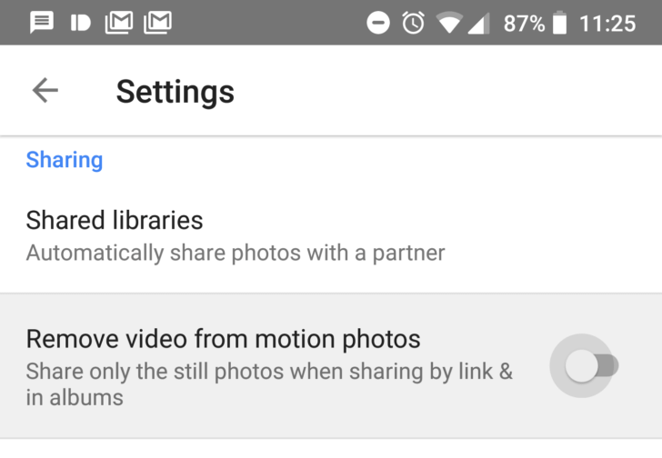 Google Photos Motion