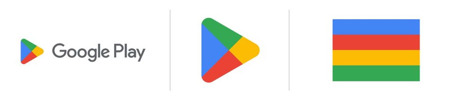 google play logo farben