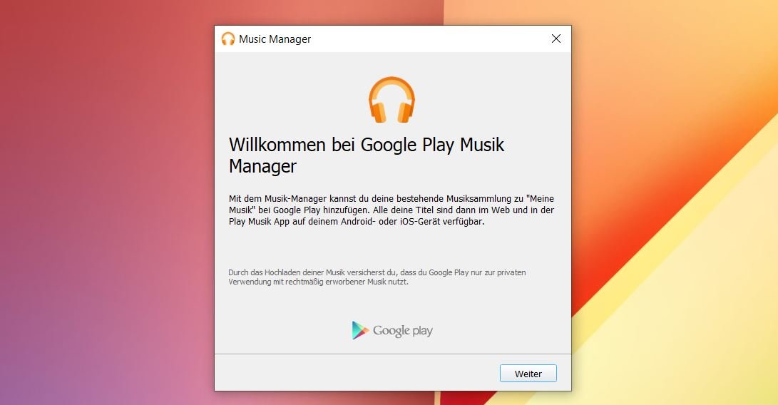 google play music manager