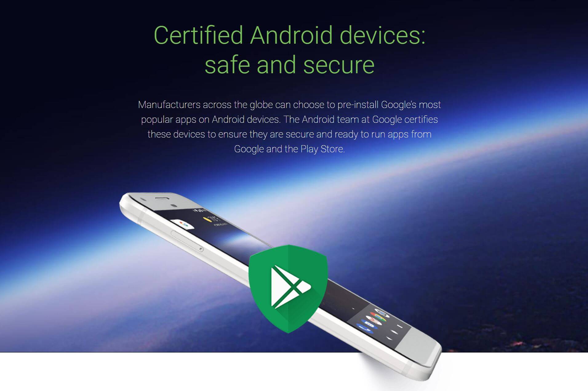 google play protect certified