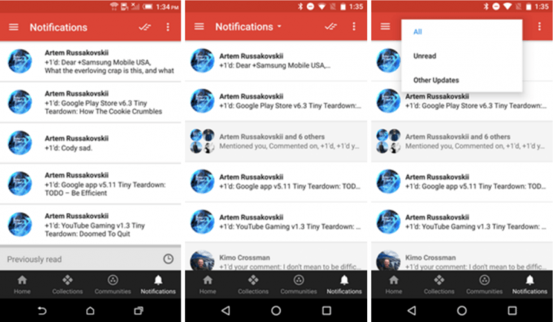 Kurioses Google+ Update: Verbesserte Benachrichtungen wurden erneut ...