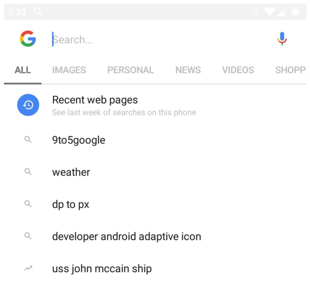 google search design