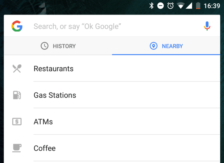 google search tabs