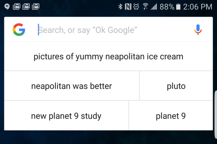google search widget