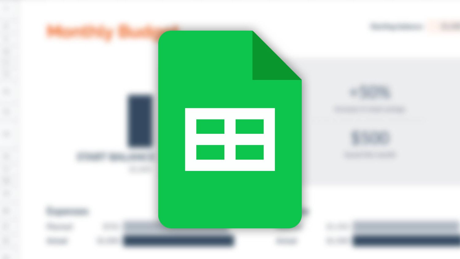 google sheets logo