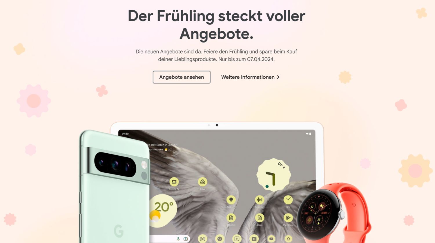 google store aktion frühling