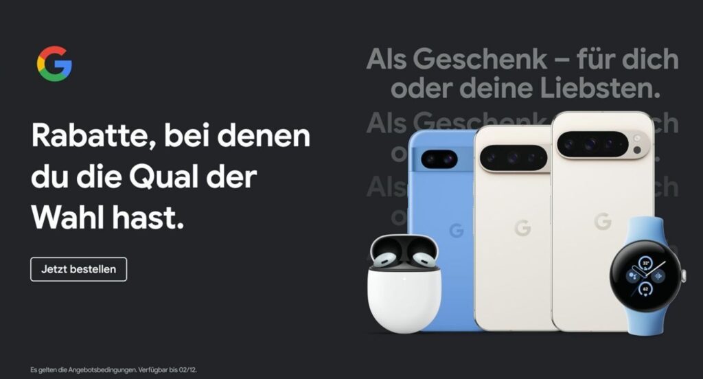 Klick für Vollbild-Ansicht 🔍 google store amazon aktion rabatt black friday